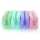 Penar tip etui dreptunghiular Office box, Blush,  silicon, diverse culori pastel
